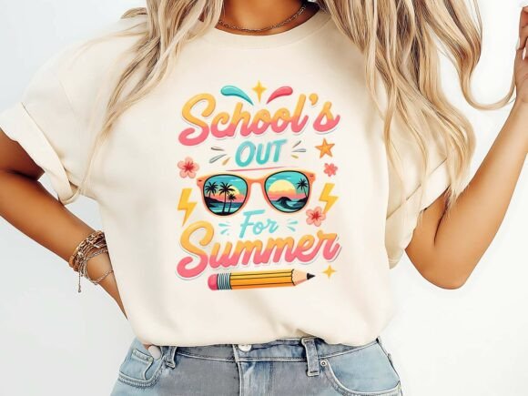 Download School’s out for Summer T-Shirt Design - School Collection