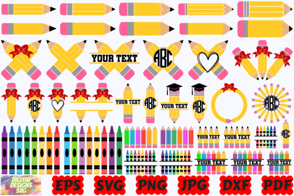 Download Pencil SVG | Crayon SVG | School Pencil - School Collection