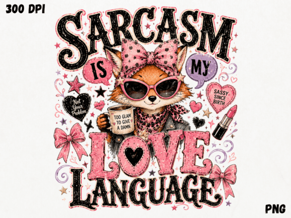 Download Sarcasm is My Love Language Cat PNG, Fun - Love Collection