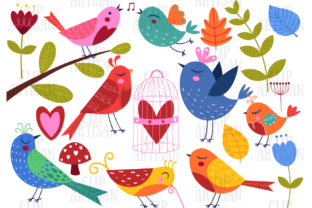 Download Pretty Birds Clipart Love Valentines - Pretty Collection