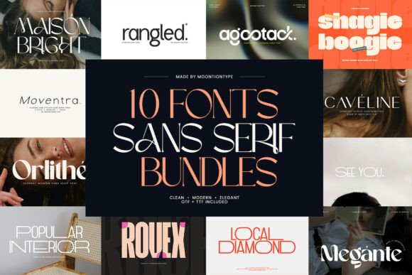 Download Modern Sans Serif Bundles - Modern Collection