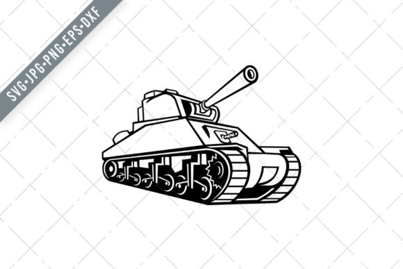 Download M4 Sherman Medium Tank Mascot - Medium Collection
