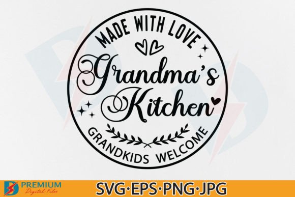 Download Grandma's Kitchen SVG Made with Love PNG - Love Collection