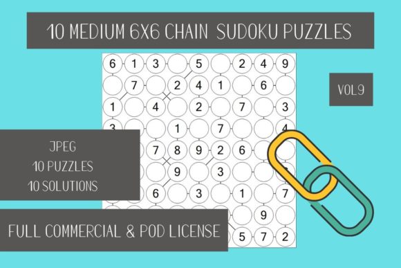 Download 10 Medium Chain Sudoku Vol 9 - Medium Collection