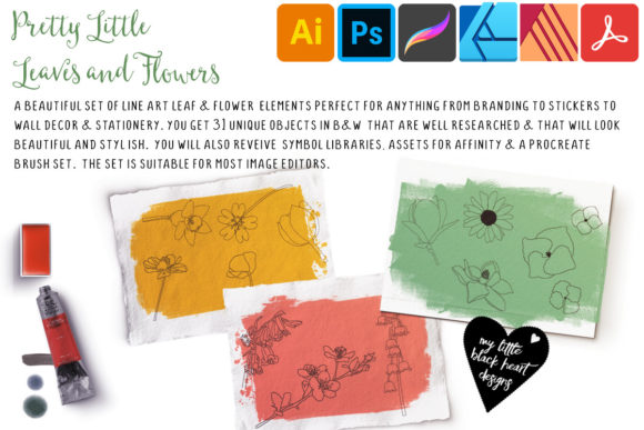 Download Pretty Little Leaves and Flowers - Pretty Collection