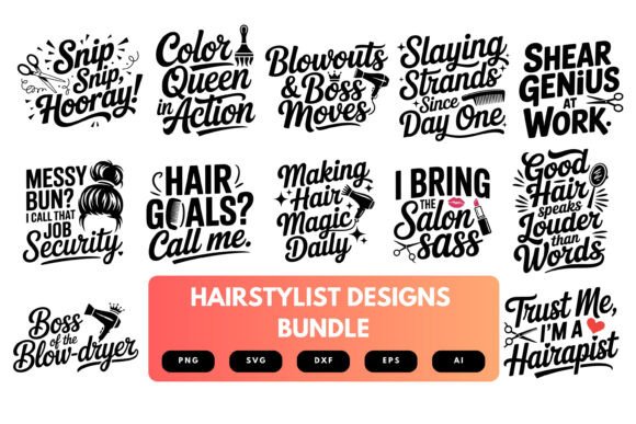 Download Hairstylist SVG Bundle - Hairstylist Collection