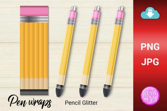 Download Pencil Pen Wrap, Pencil Tumbler Wrap - Pencil Collection